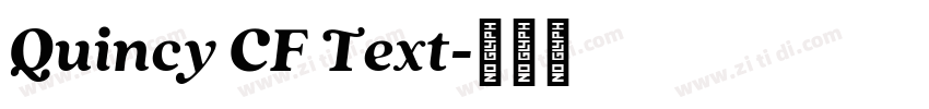 Quincy CF Text字体转换